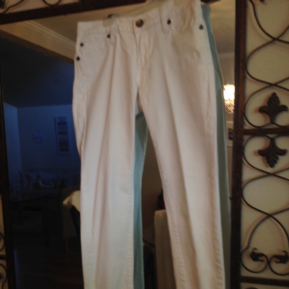 Mia white toothpick skinny jeans
